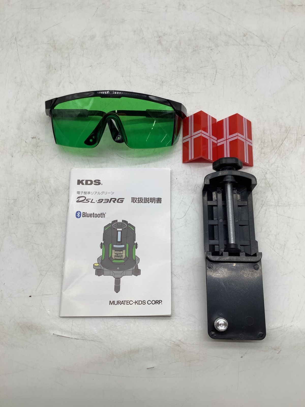 中古品】ムラテックKDS DSL-93RG ☆ リアルグリーン レーザー墨出器 