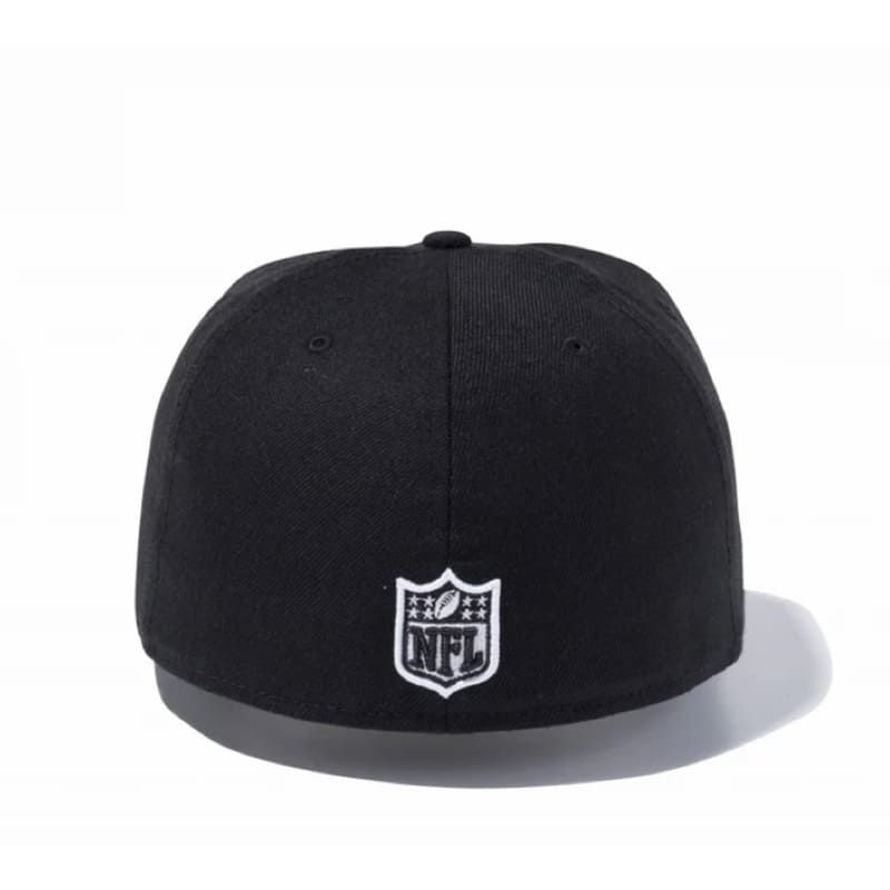 新品 NEWERA ニューエラ 正規品 ラスベガス レイダース キャップ CAP 帽子 59FIFTY ロゴ NFL アメリカンフットボール ユニセックス メンズ レディース 黒 ブラック 14525226