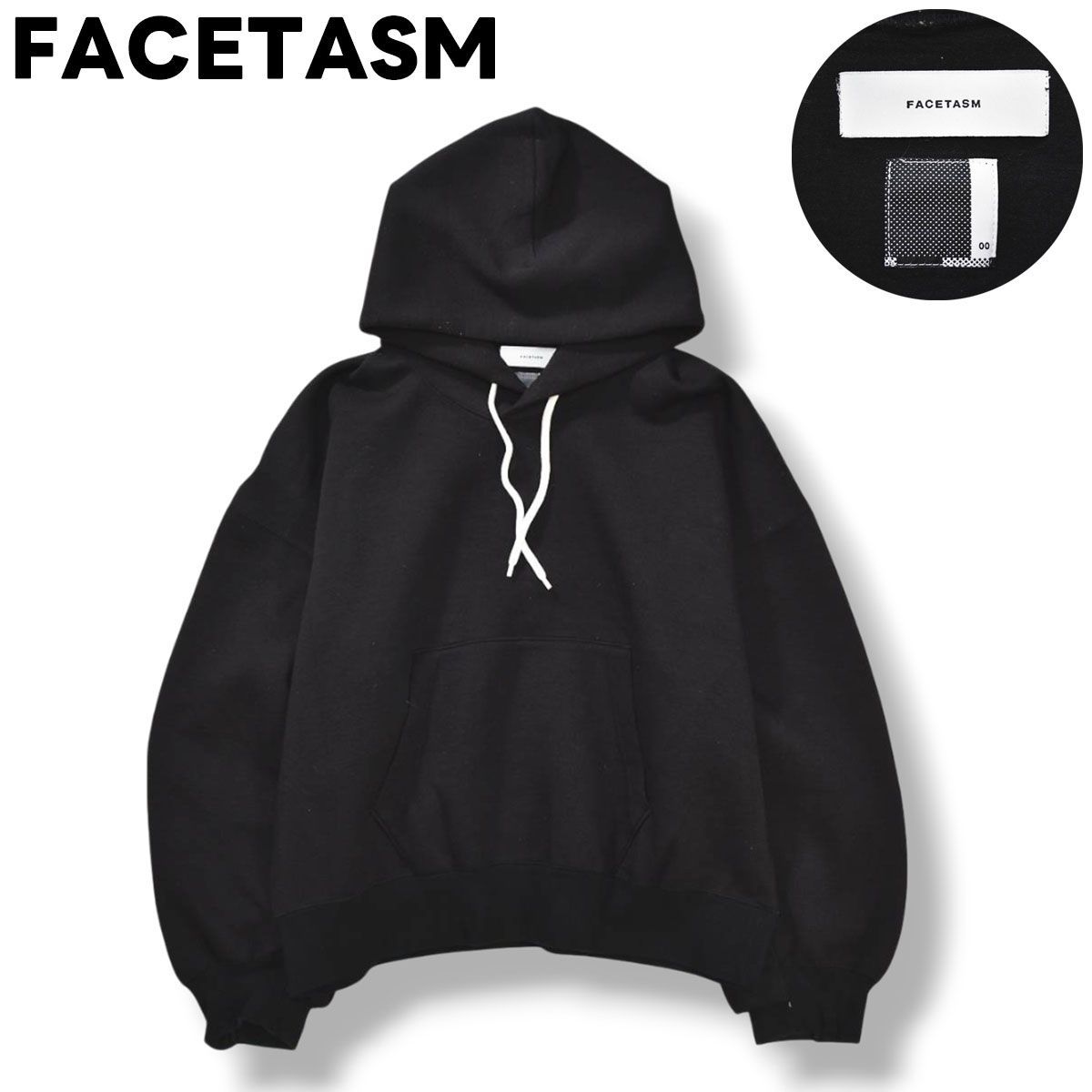 日本製 ファセッタズム FACETASM BNDG NW SILHOUETTEHD スウェット 