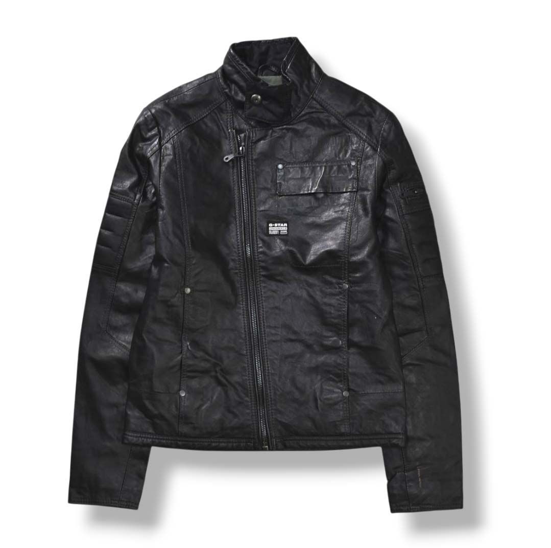 本革】 ジースターロウ G－STAR RAW ゴート レザー シングル