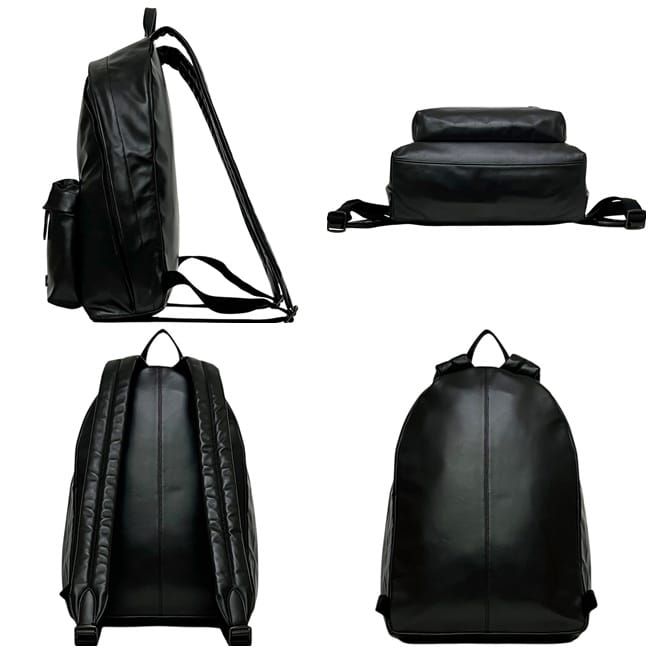 コーチ リュック ブラック CR75 美品 レザー 中古 COACH 軽い 黒