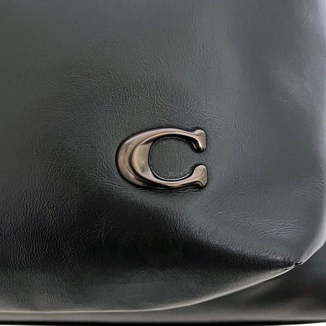 コーチ リュック ブラック CR75 美品 レザー 中古 COACH 軽い 黒