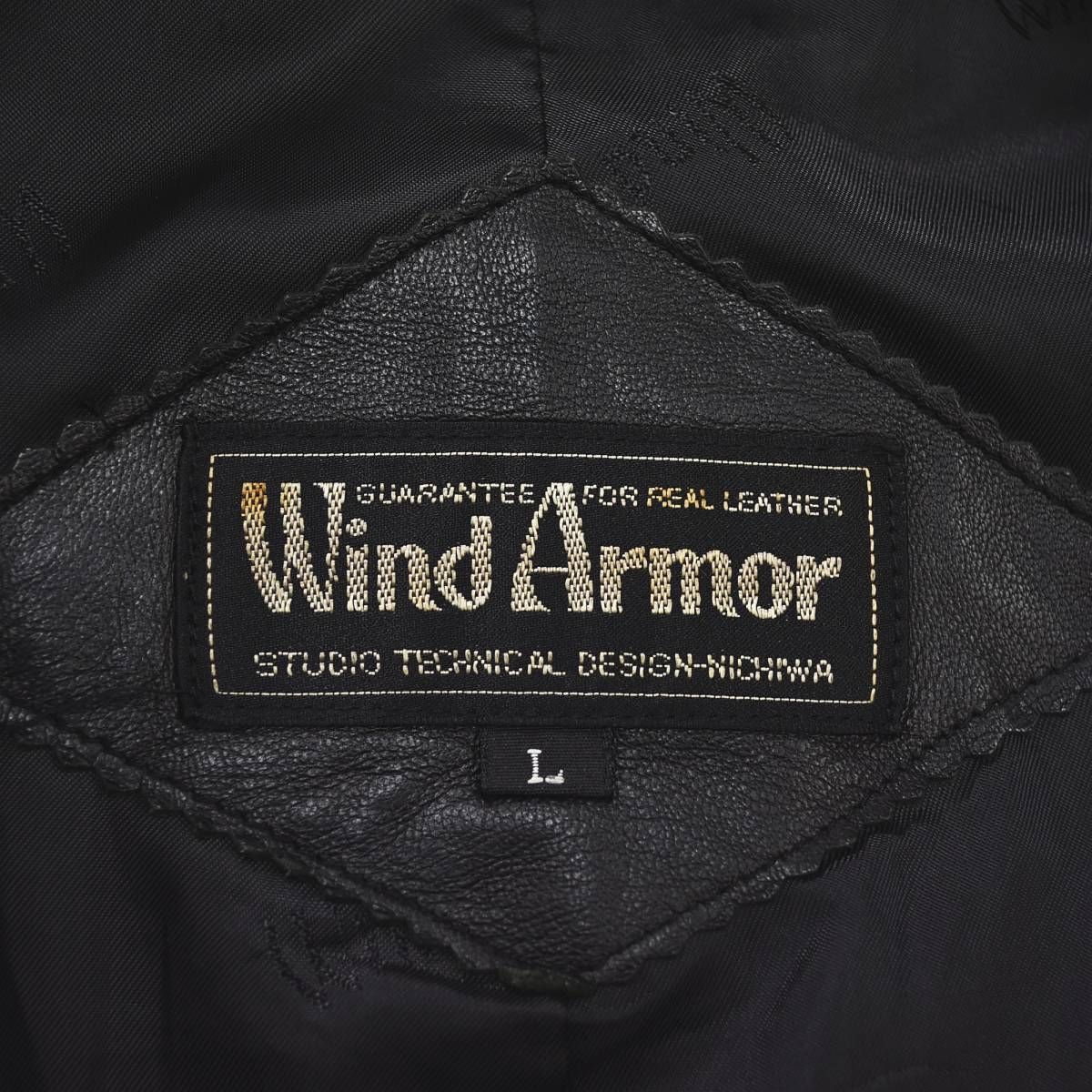 本革】 90s ヴィンテージ ウィンドアーマー WIND ARMOR イタリア製 