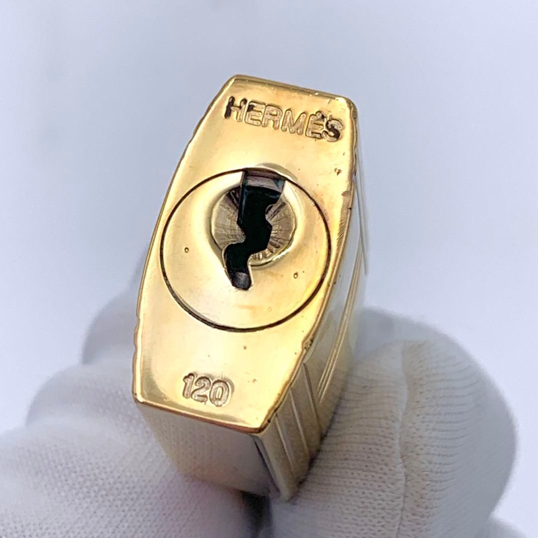 エルメス カデナ 24Kメッキ No.120 120番 鍵付き カデナキー