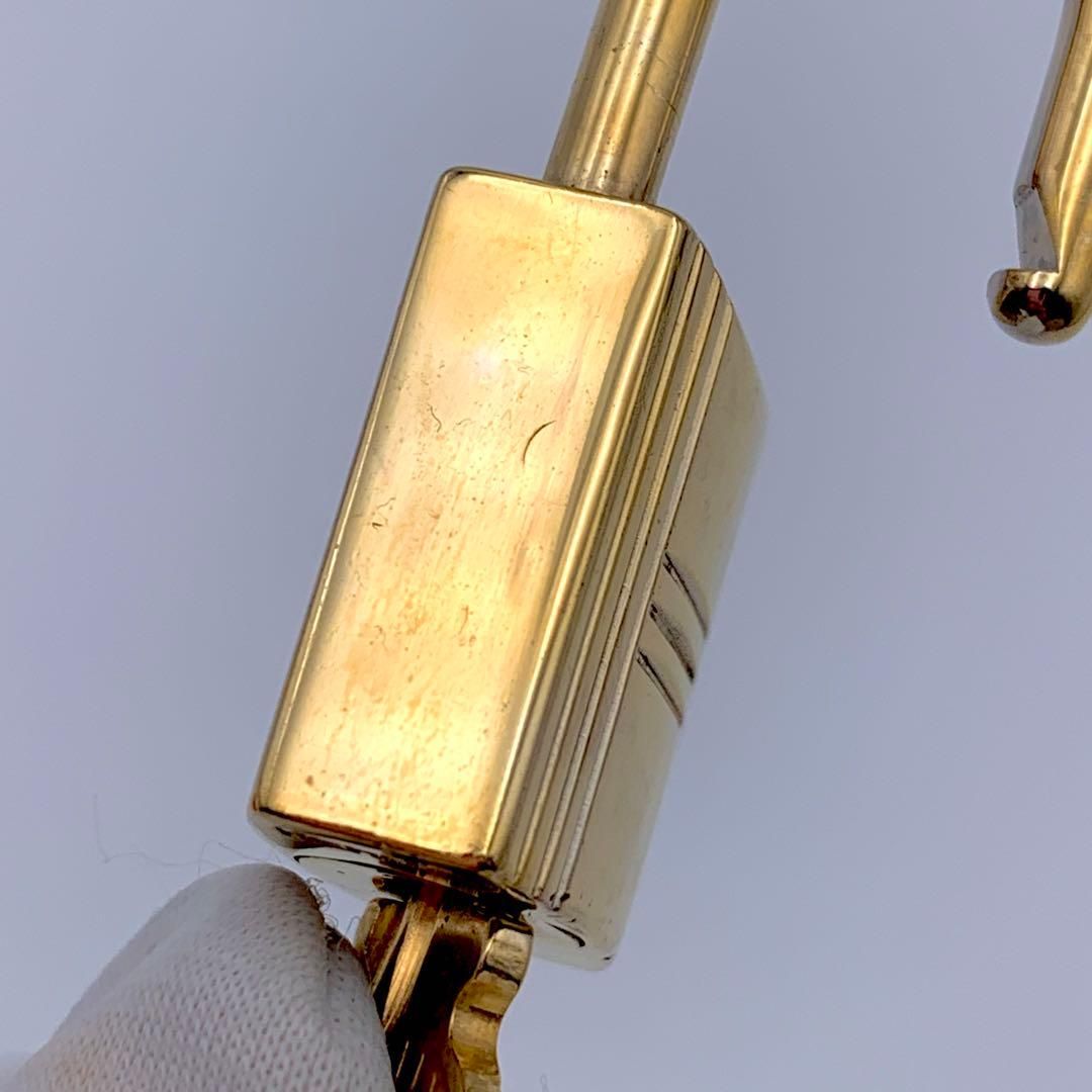 エルメス カデナ 24Kメッキ No.120 120番 鍵付き カデナキー