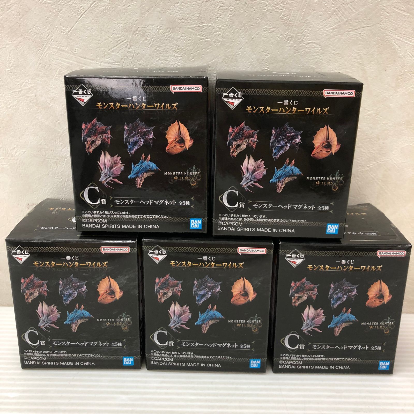 △一番くじ モンスターハンターワイルズ モンスターヘッドマグネット