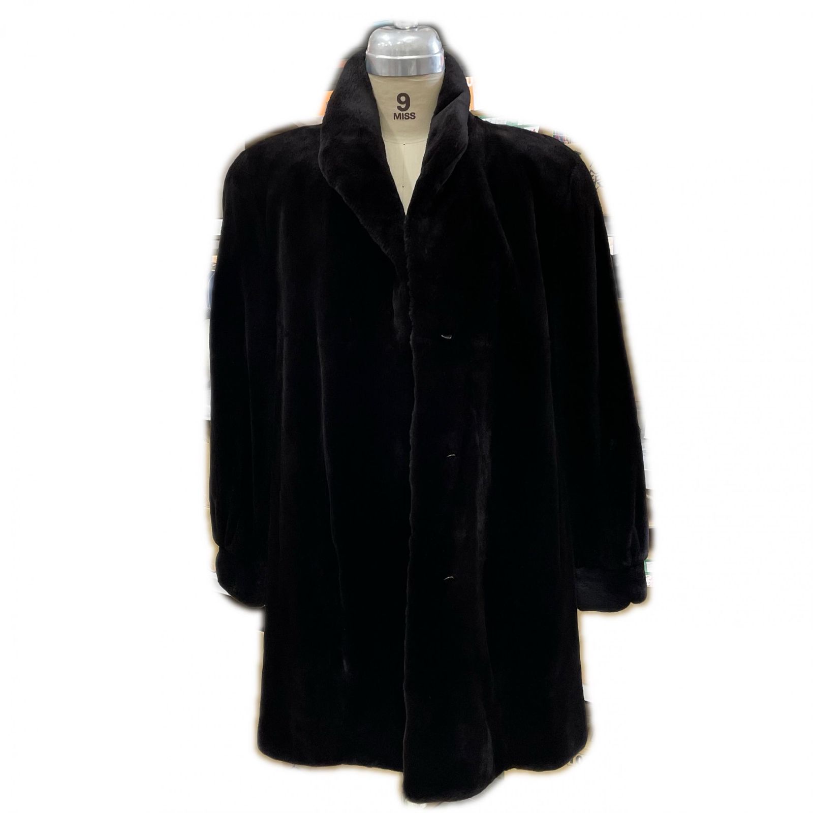 SAGA 毛皮 MINK ロングコート MINK サガミンク シェアード ミンク 