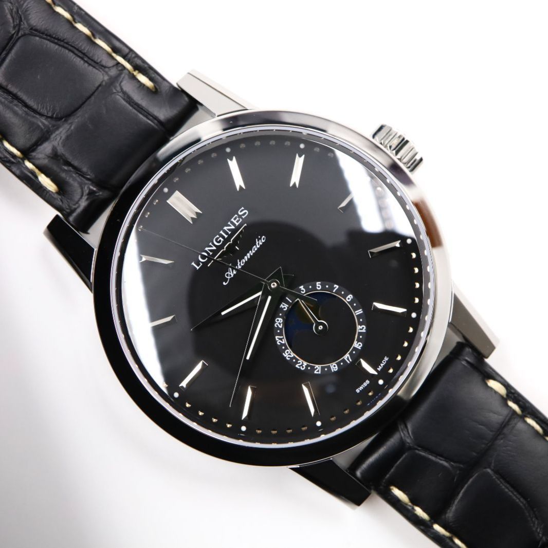 定価36万】N（新品）ロンジン LONGINES ヘリテージ1832 ムーンフェイズ