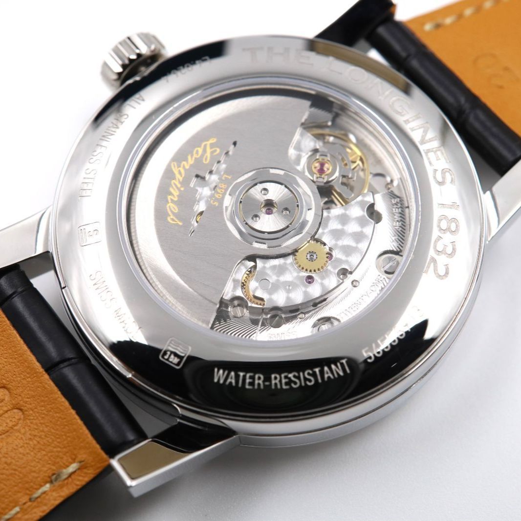 定価36万】N（新品）ロンジン LONGINES ヘリテージ1832 ムーンフェイズ