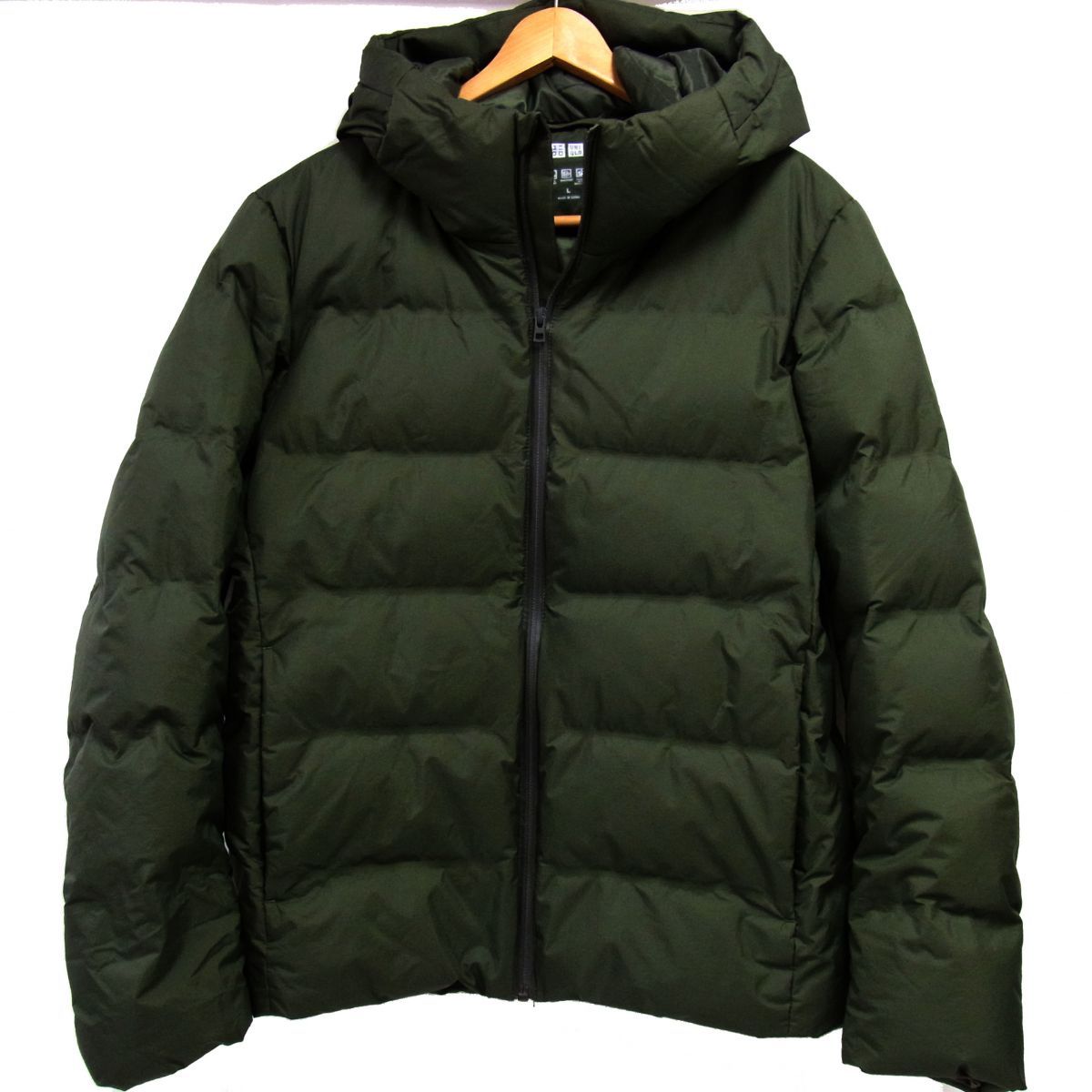 美品☆UNIQLO ユニクロ シームレスダウンパーカー ジップジャケット 