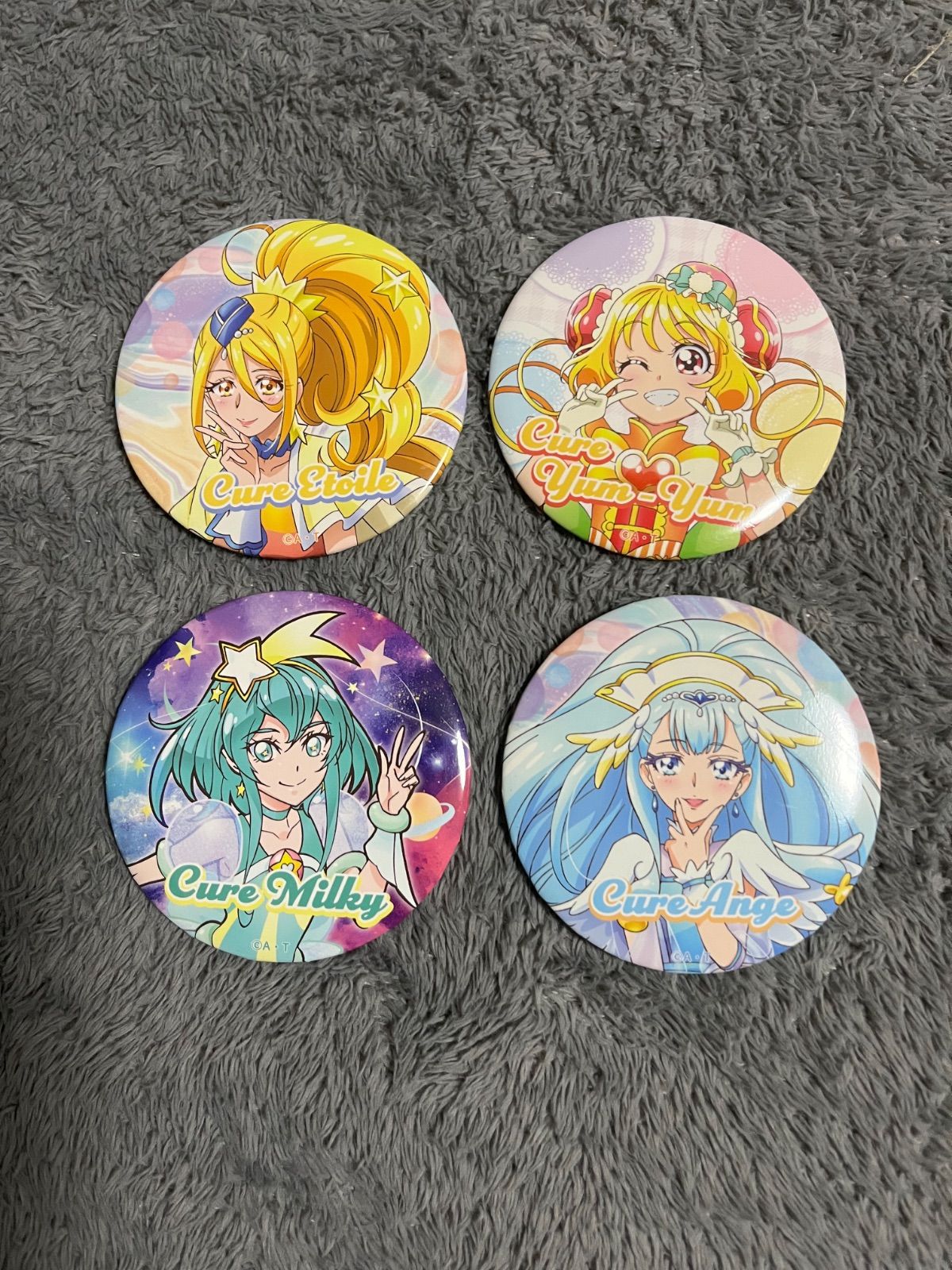 全プリキュア展 缶バッジ 4種セット - メルカリ