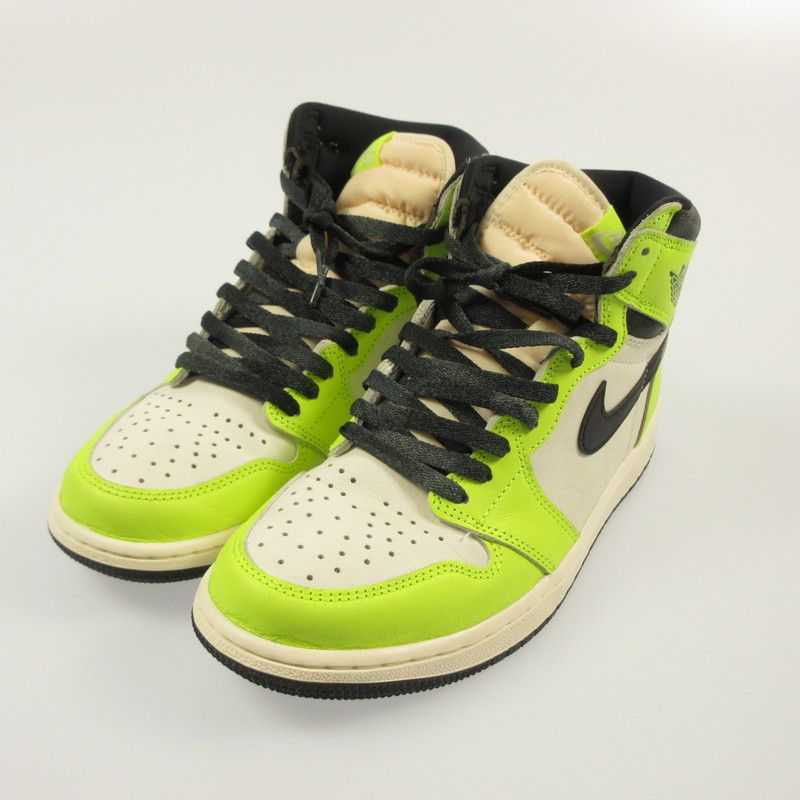 【姫路東店】  NIKE | ナイキ スニーカー AIR JORDAN 1 RETRO HIGH OG VOLT 555088-702 イエロー 26.5cm 【126】