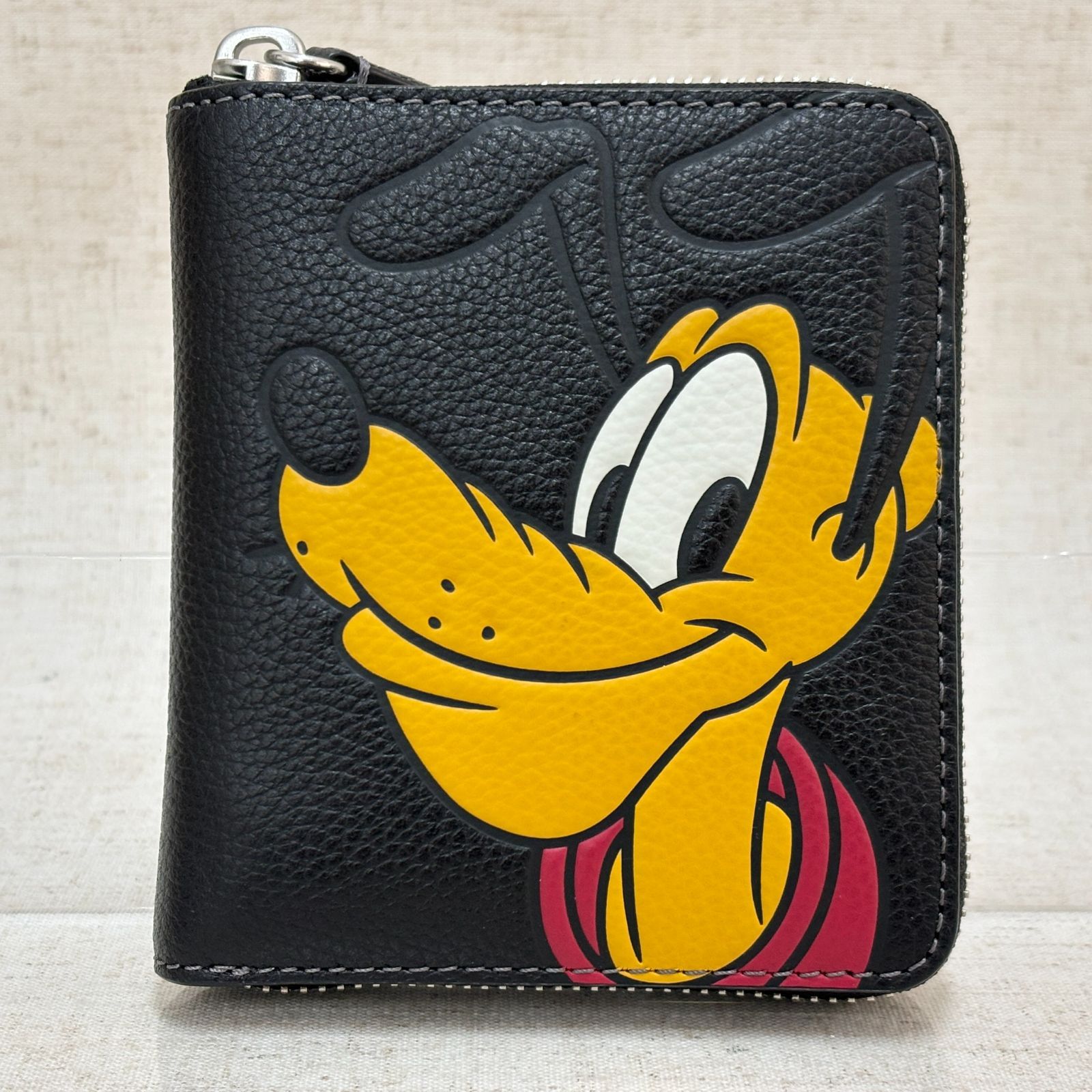 極美品✨ コーチ ミッキー ディズニー 二つ折り 財布 ウォレット 保存袋付 財布 ディズニーコラボ 公式 COACH コーチ DISNEY x COACH