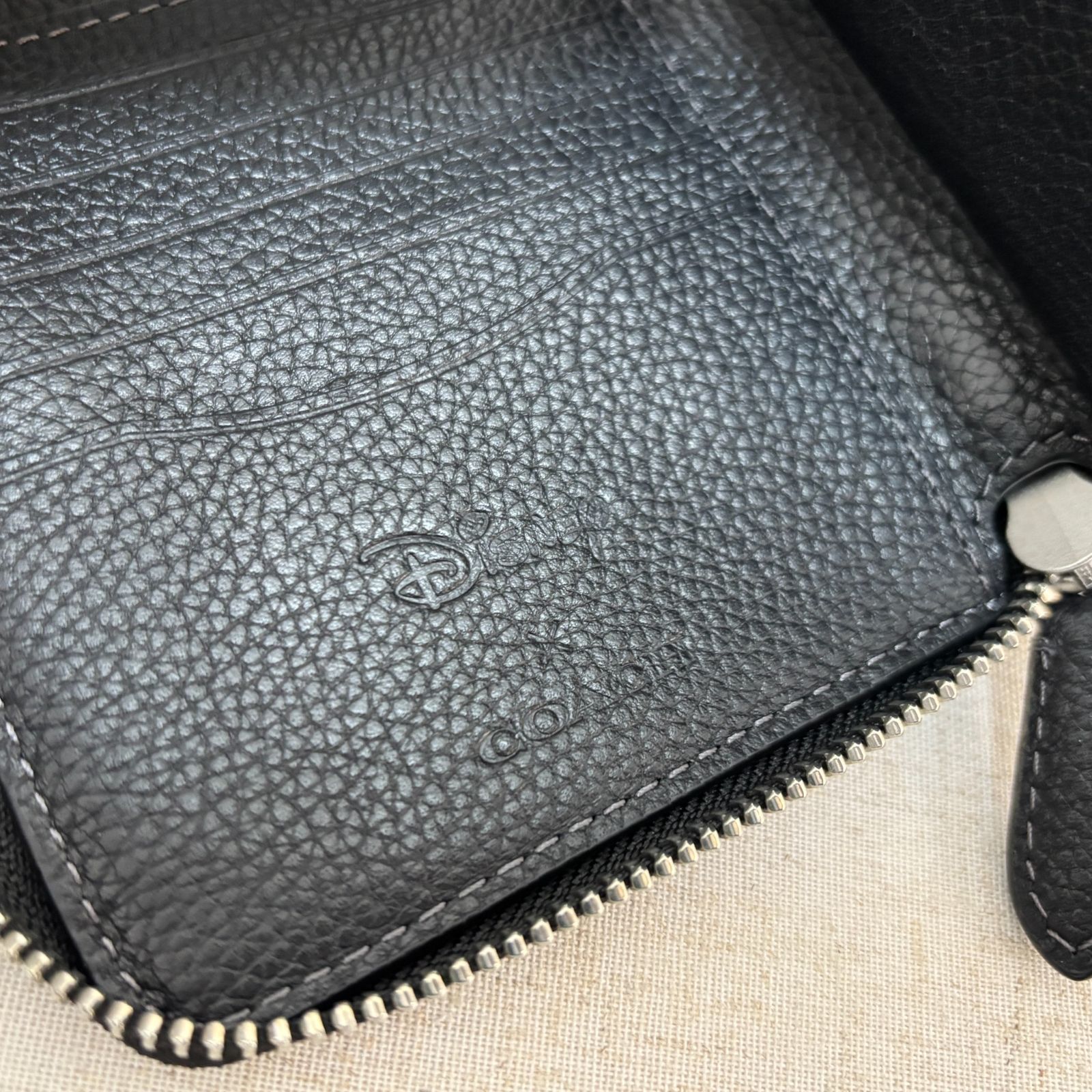 COACH コーチ 二つ折り財布 ジップ アラウンド コイン ウォレット