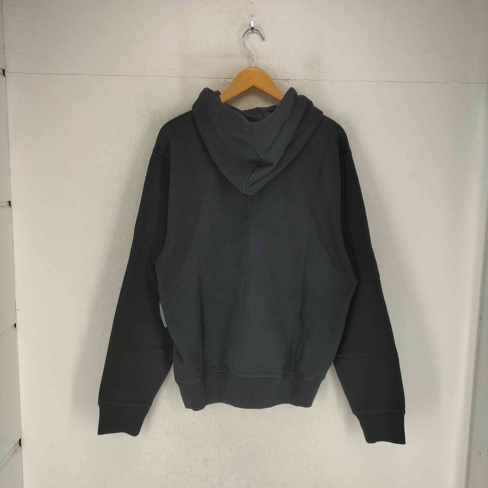 ユーズドフルギ USED古着 Eye Front Zip Hoodie Black import メンズ M