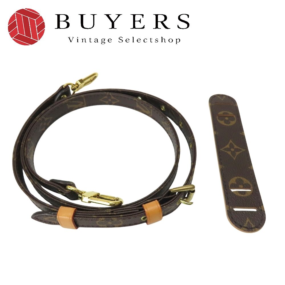 中古】 ルイ・ヴィトン ショルダーストラップ モノグラム ヌメ革