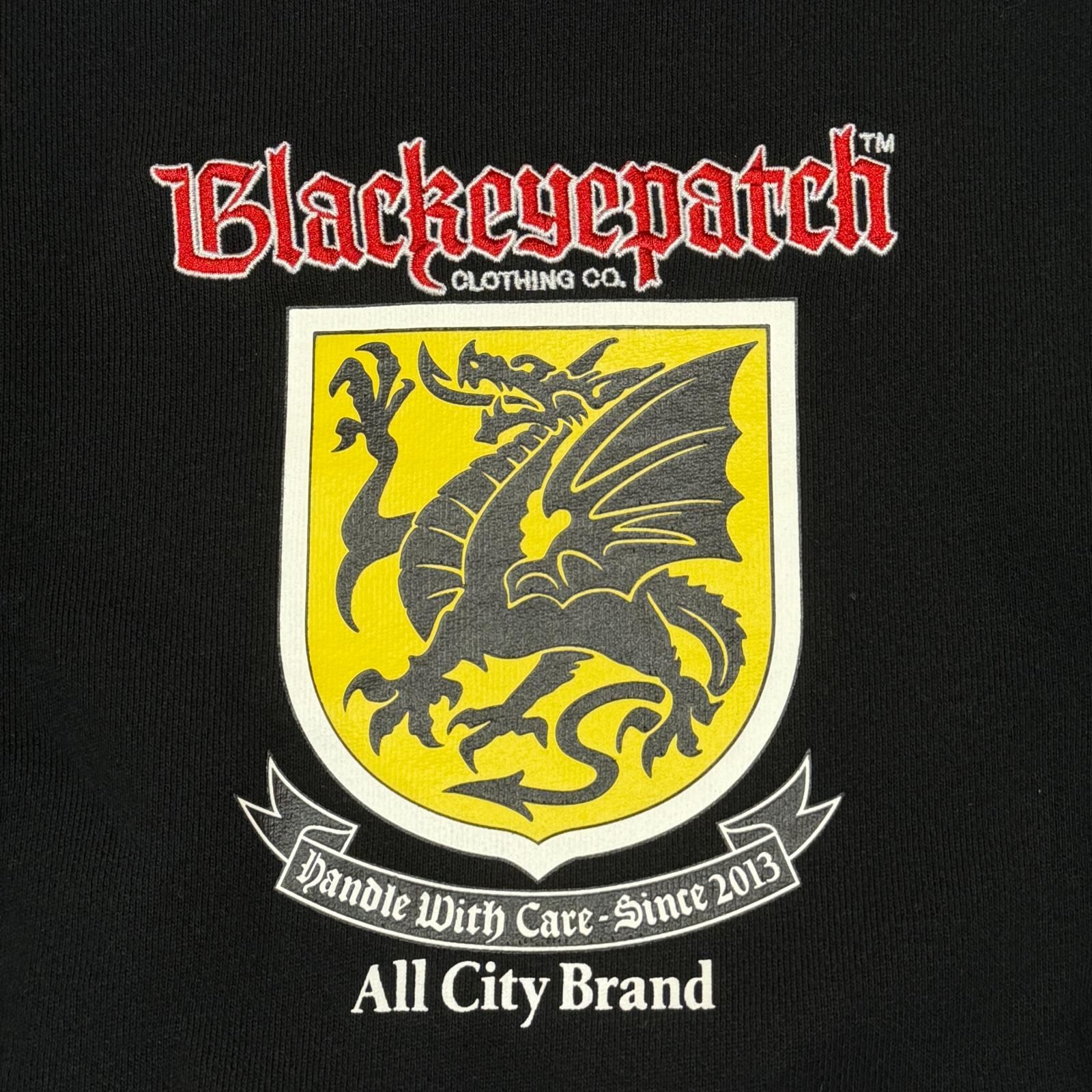 BlackEyePatch HERALDIC DRAGON CREW SWEAT ヘラルディックドラゴン