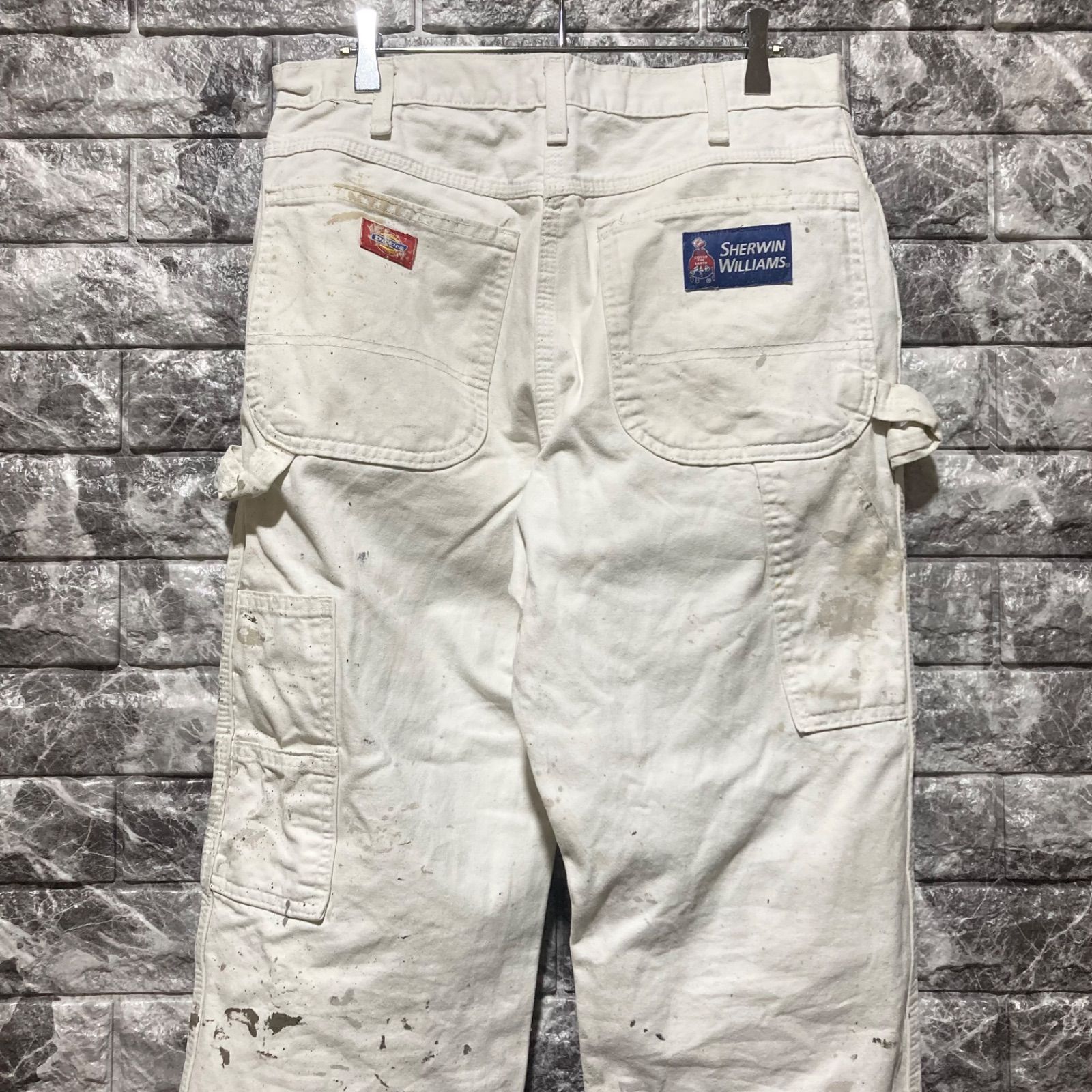 Dickies ホワイト ペインターパンツ ディッキーズ 白ペインター ペンキ