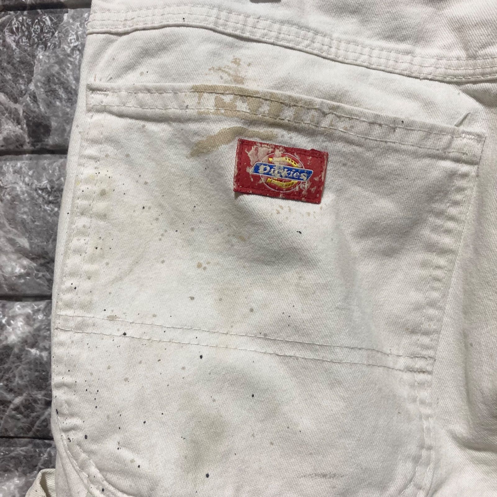 Dickies ホワイト ペインターパンツ ディッキーズ 白ペインター ペンキ 