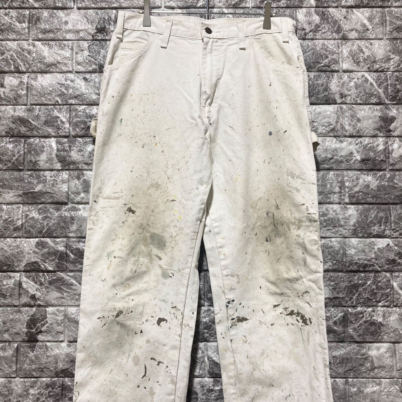 Dickies ホワイト ペインターパンツ ディッキーズ 白ペインター ペンキ