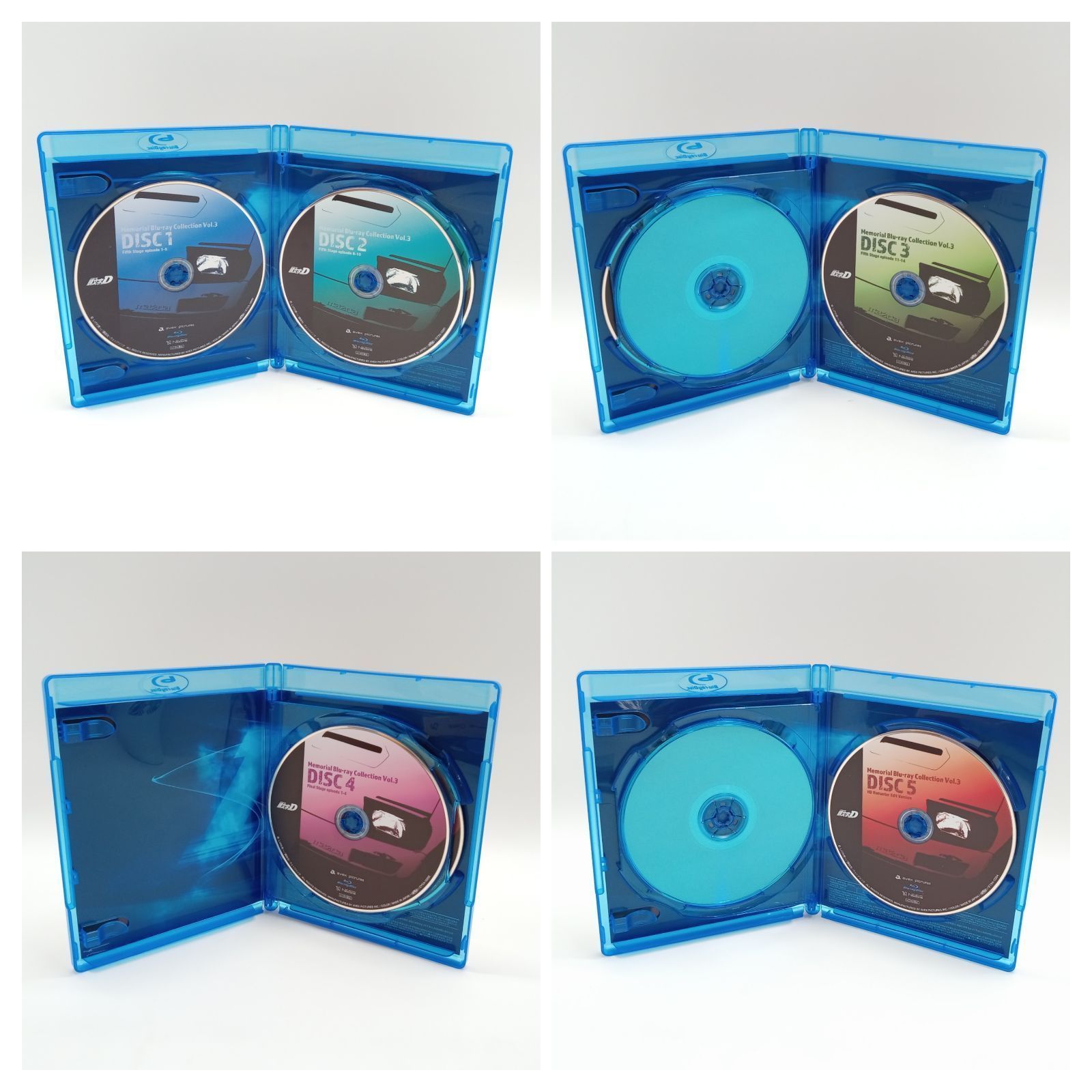 頭文字D Memorial Blu-ray Collection Vol.1～3セット [28DD0886-006 