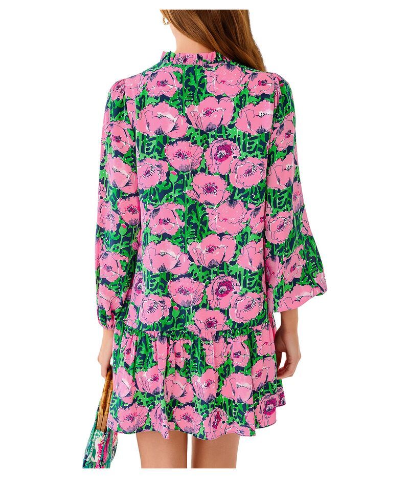 (取寄) リリー ピュリッツァー リナ アイレット トップ Lilly Pulitzer Lina Eyelet Top Surf Blue Neon