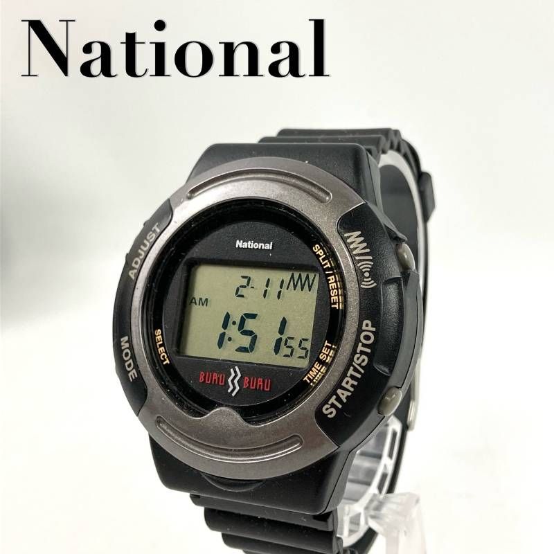 稼働品 新品電池交換済み National ナショナル パナソニック 腕時計