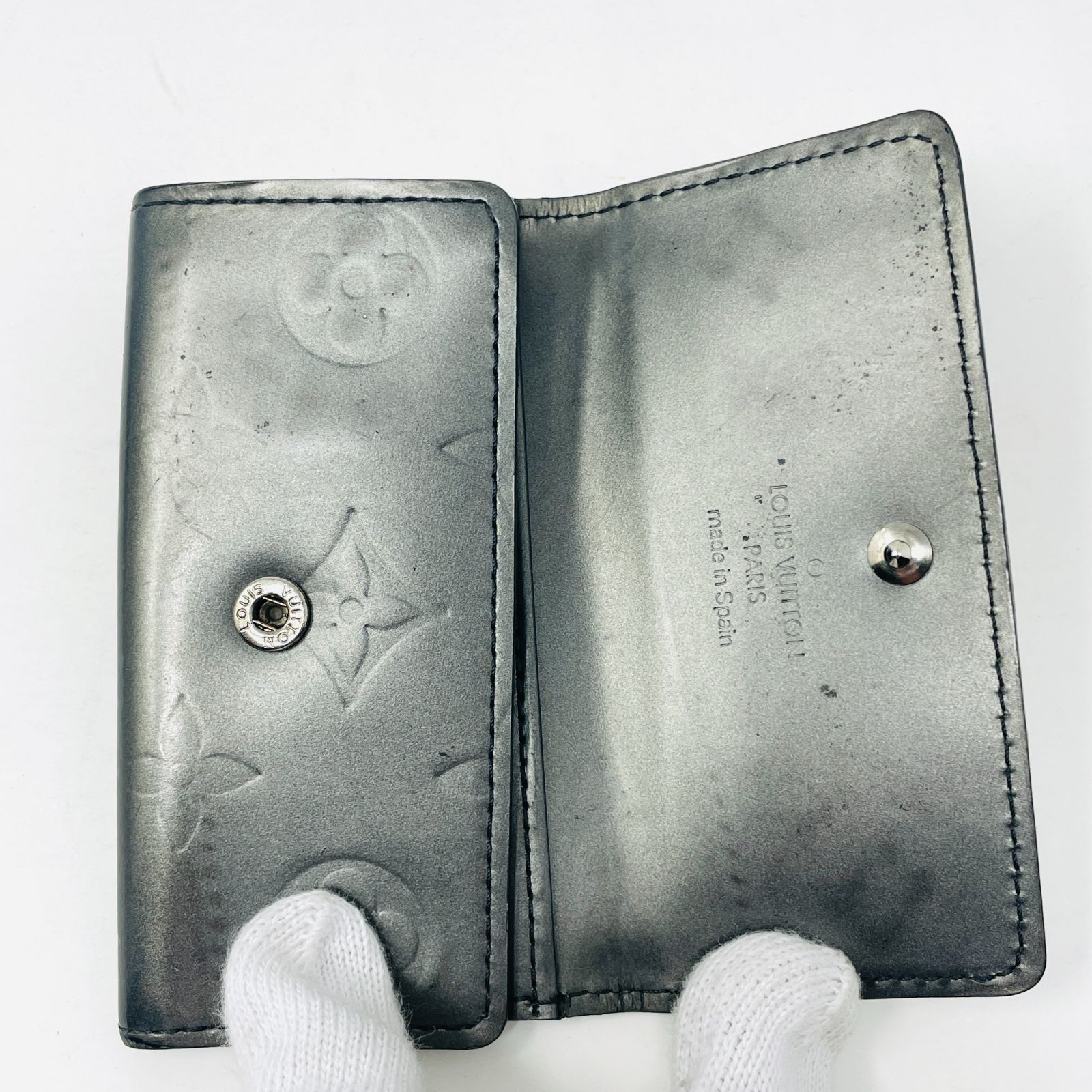 ルイヴィトン (LOUIS VUITTON) ヴェルニ ミュルティクレ4 マットレザー