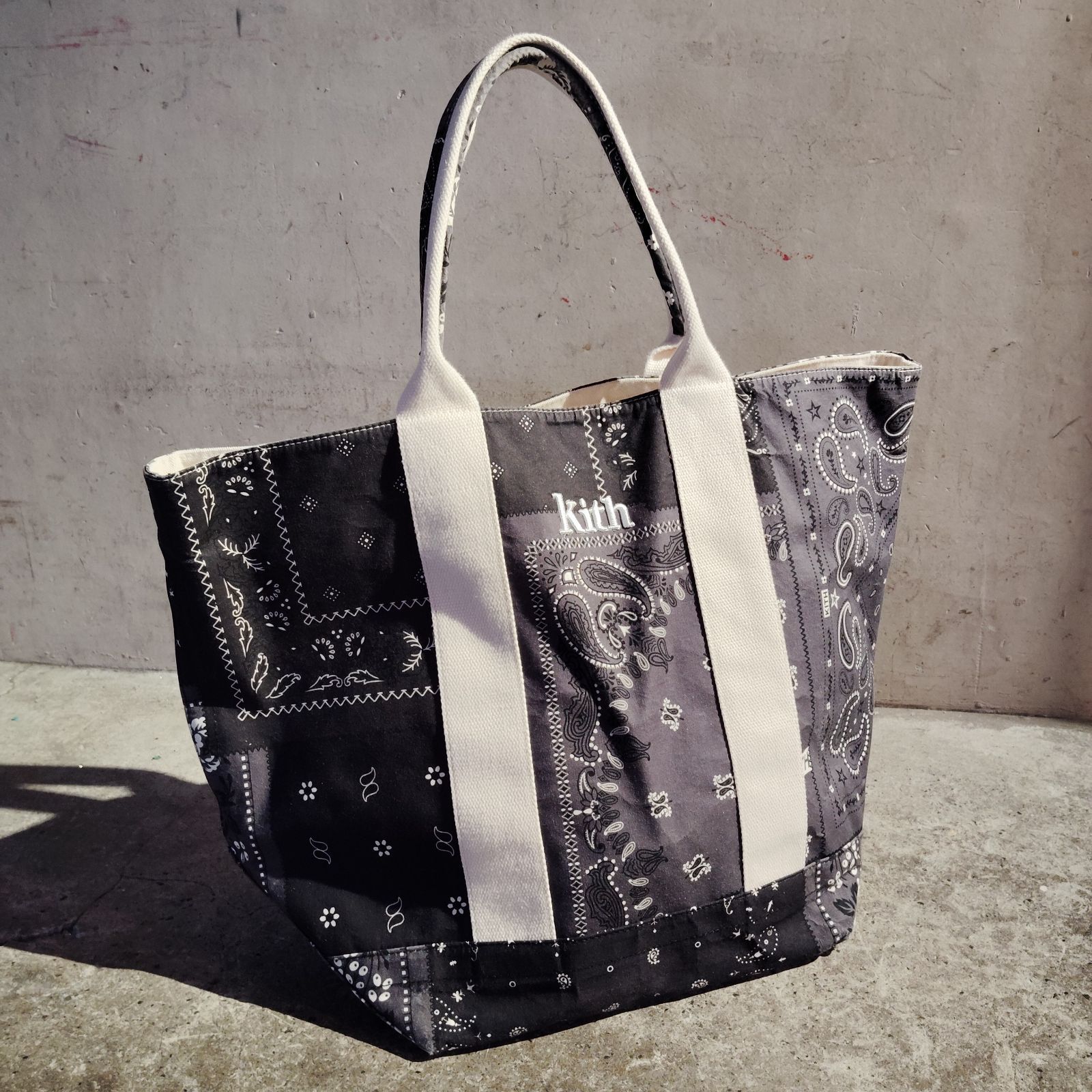 KITH ペイズリートートバッグ KITH 2023ss Paisley Tote Bag キス 23ss ペイズリー柄 トートバッグ