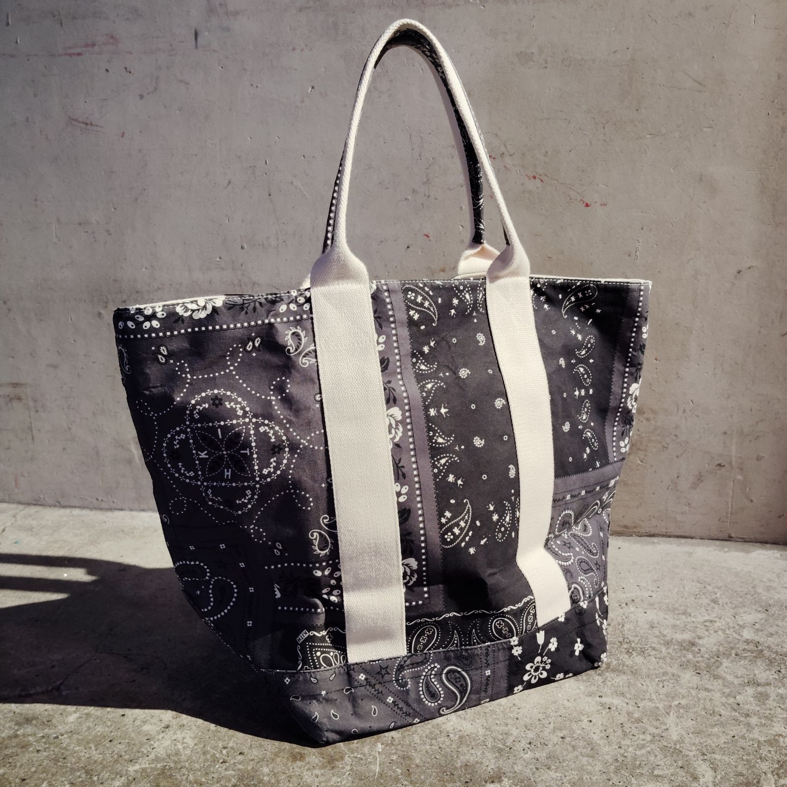 KITH ペイズリートートバッグ KITH 2023ss Paisley Tote Bag キス 23ss ペイズリー柄 トートバッグ