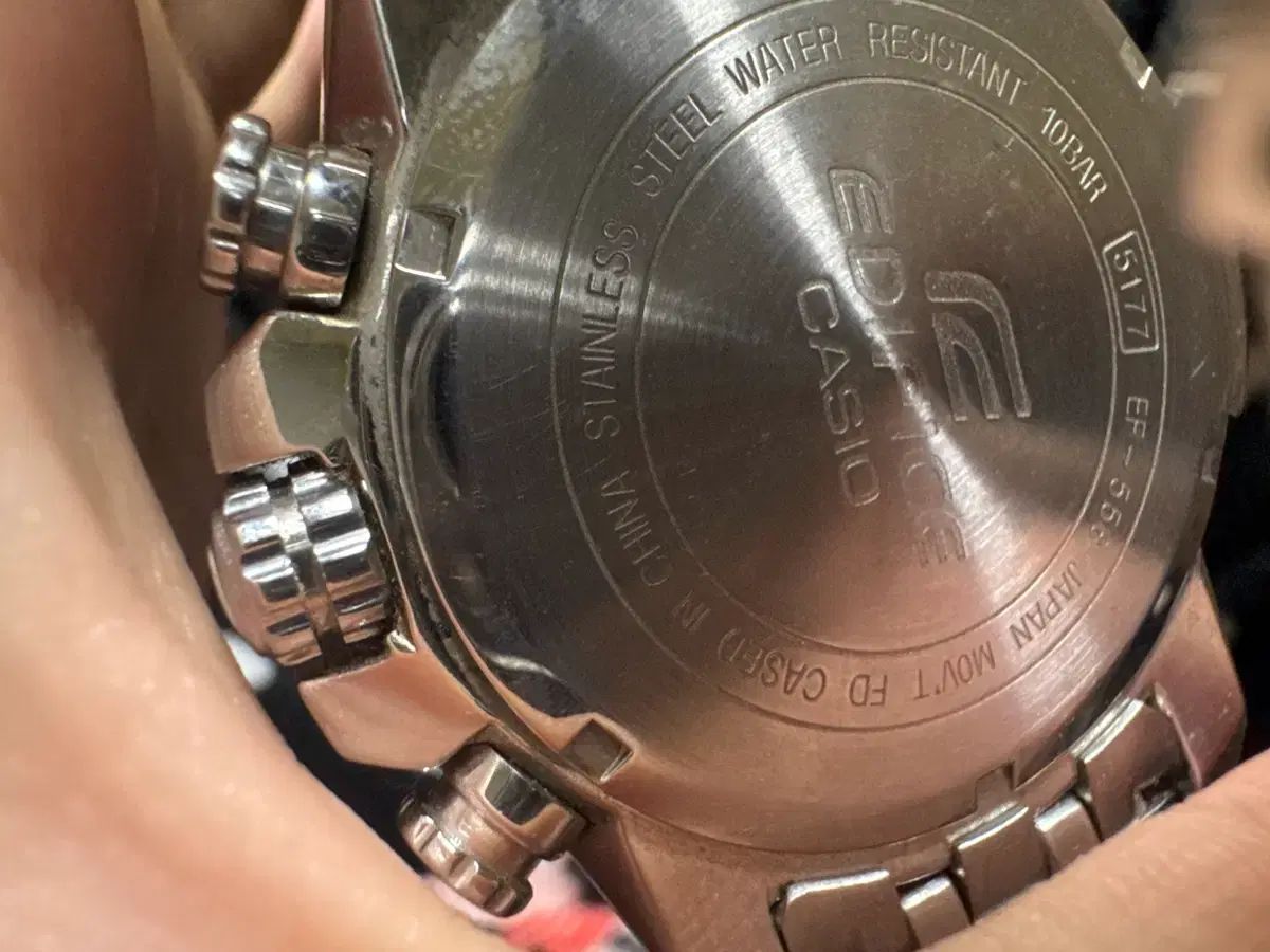 CASIO EDIFICE EF-558 時計 動作停止 - メルカリ