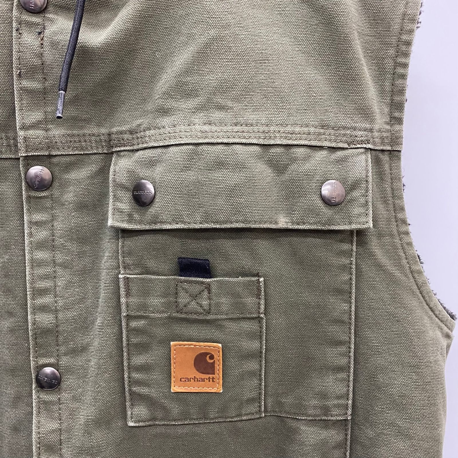 カーハート Carhartt 13年製 メキシコ製 ボア ライナー コットン