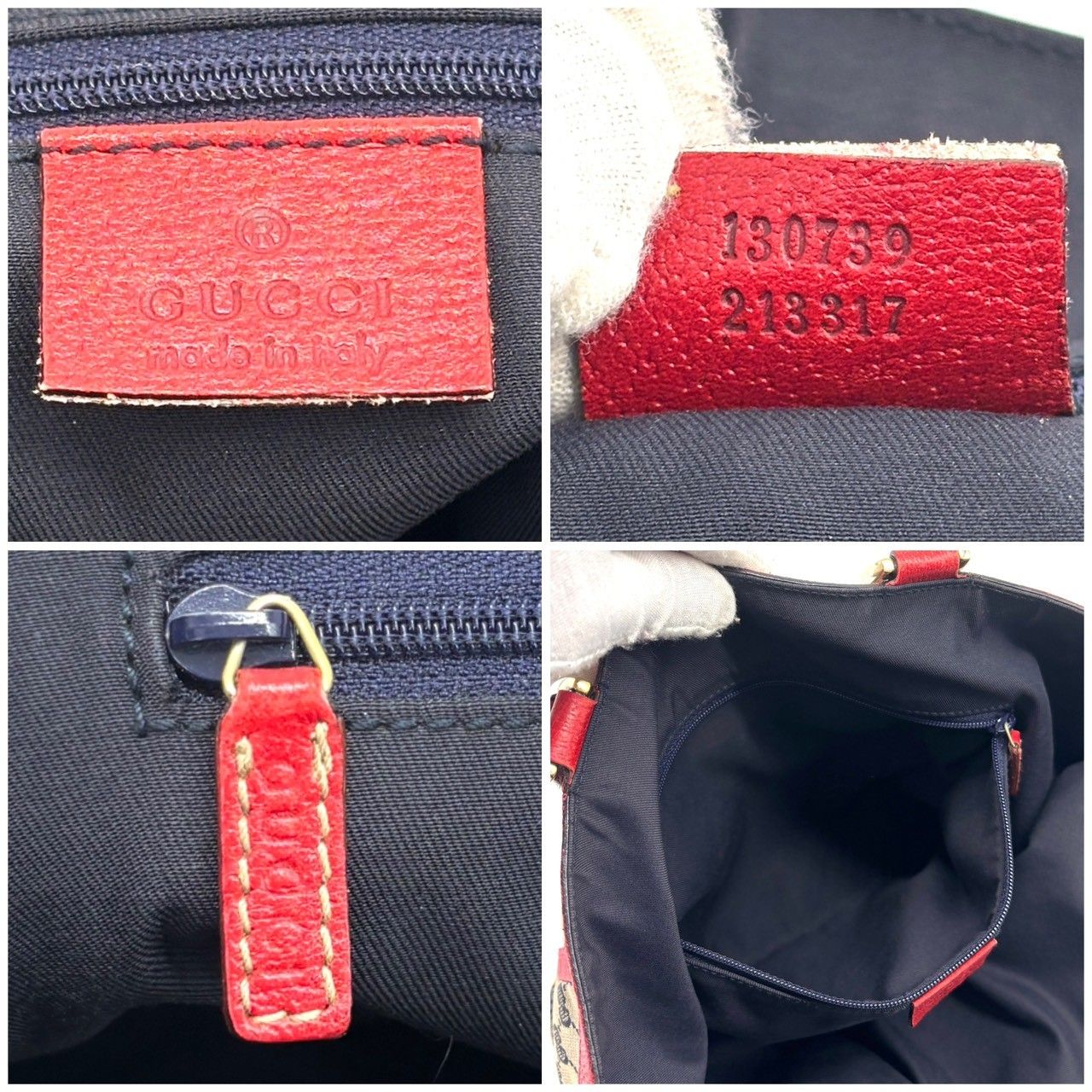 グッチ トートバッグ GG柄 113015 レッド GUCCI グッチ トートバッグ 