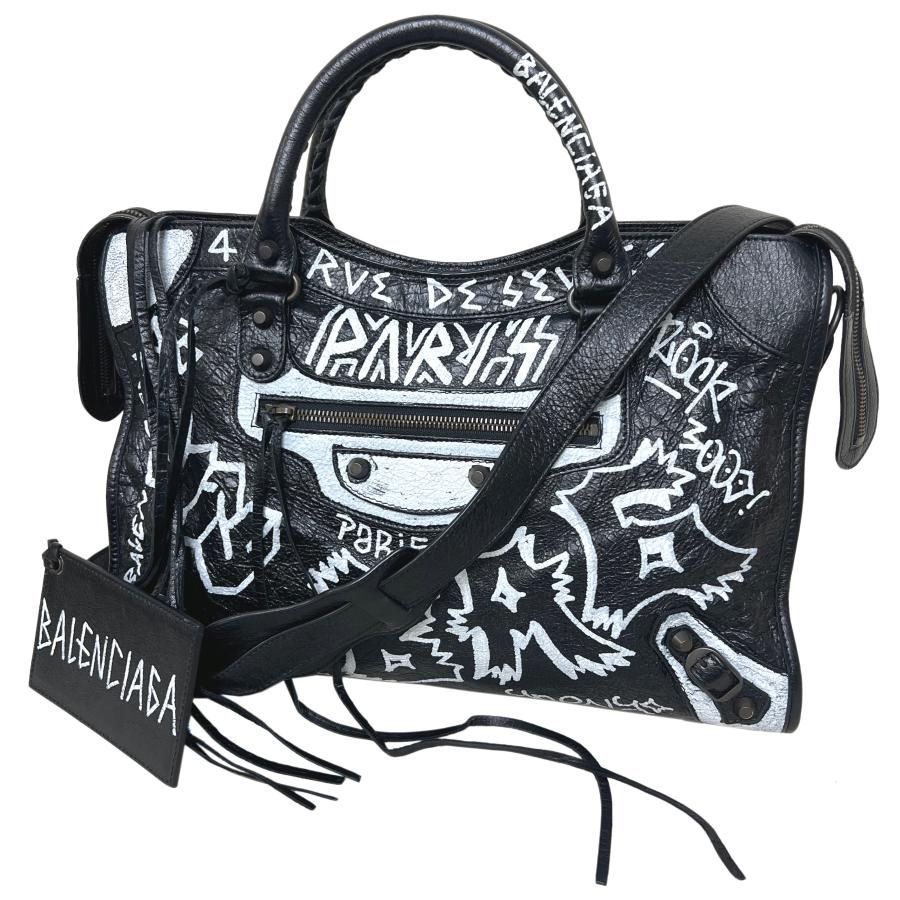BALENCIAGA バレンシアガ バッグ グラフィティ シティ ハンド