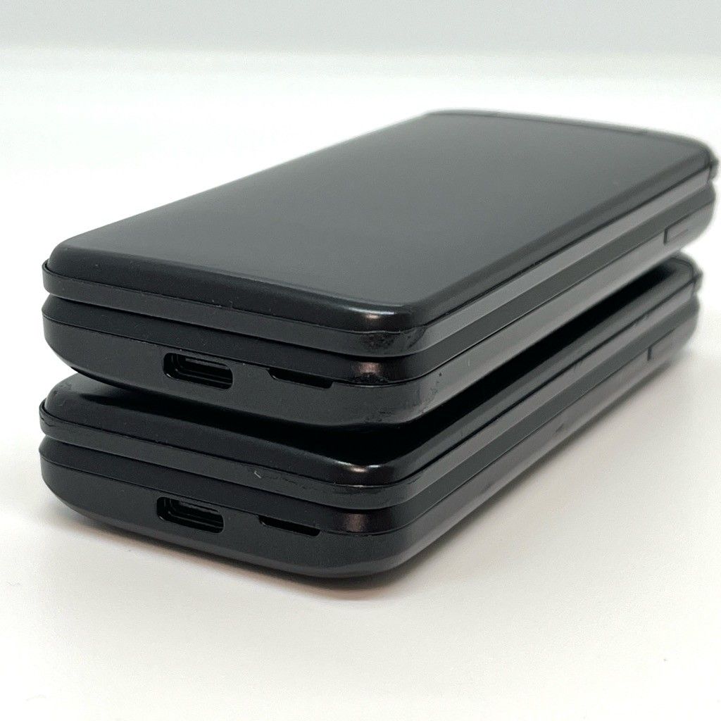 2台】DIGNO ケータイ3 902KC ソフトバンク SIMフリー ブラック 中古