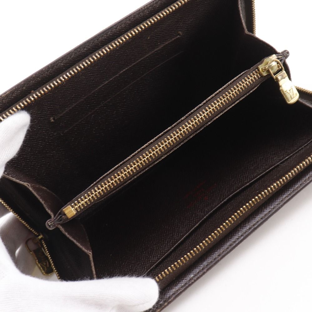 LOUIS VUITTON】ルイ・ヴィトン ポルト・モネ・ジップ N61728 ダミエ