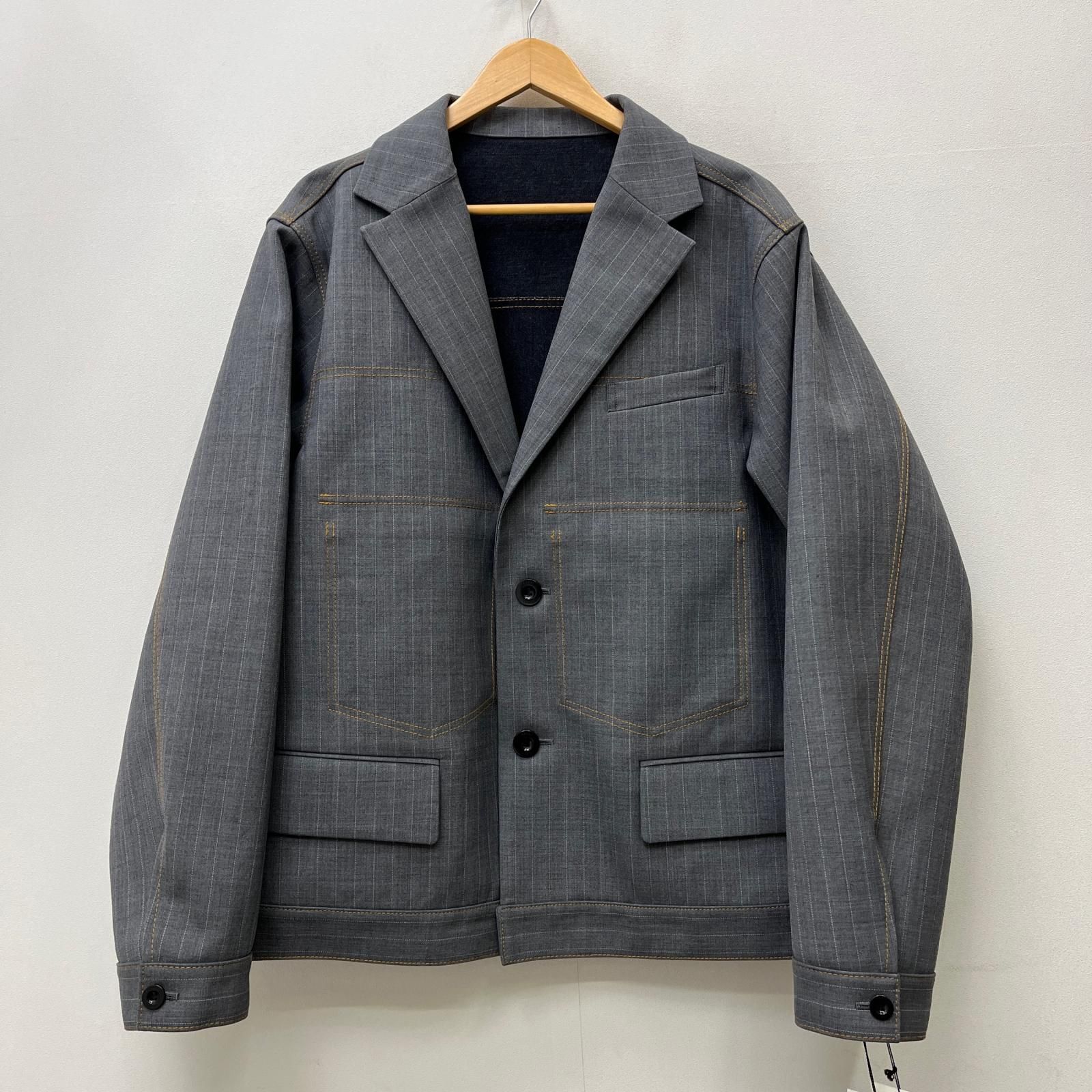 sacai Chalk Stripe Bonding Jacket 2024ss 中古・古着通販sacai