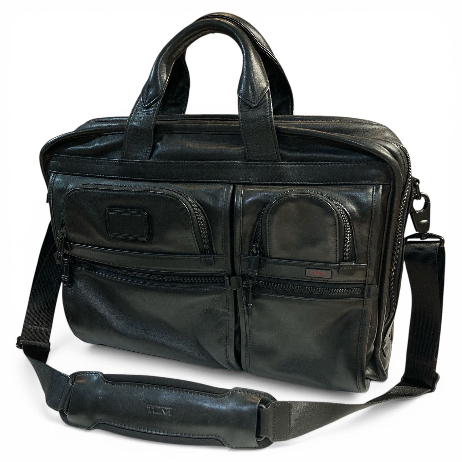 TUMI トゥミ 2WAY ビジネスバッグ ブラック レザー 96114DH キングラム