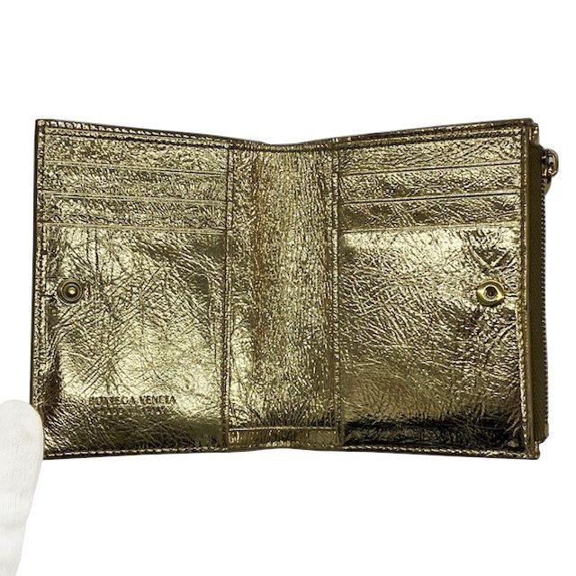 BOTTEGA VENETA ボッテガ ヴェネタ イントレチャート 二つ折り財布