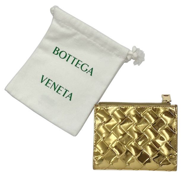 BOTTEGA VENETA ボッテガ ヴェネタ イントレチャート 二つ折り財布
