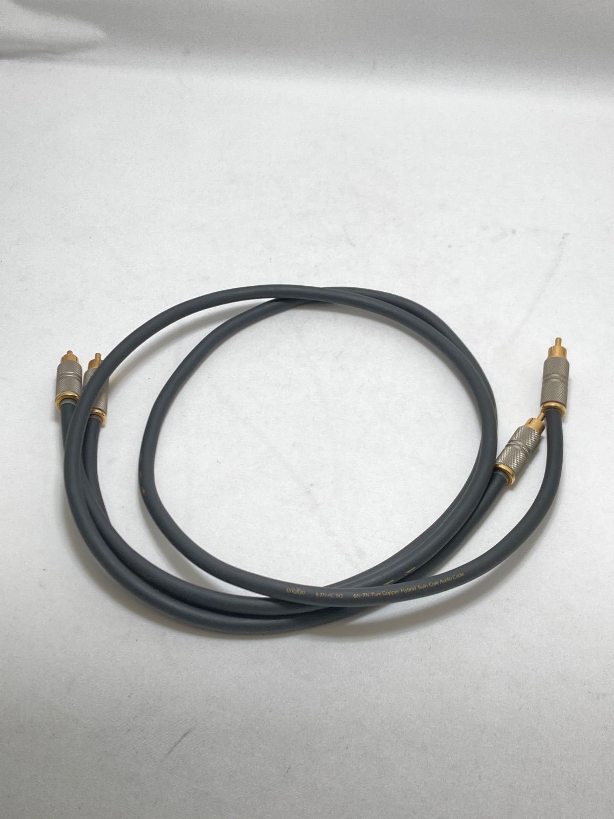 【週末限定】Ortofon 6.7N-AC50 RCA 約1m ペア × 2 ortofon オルトフォン 6.7N-AC50 1.3m RCAケーブル ペア