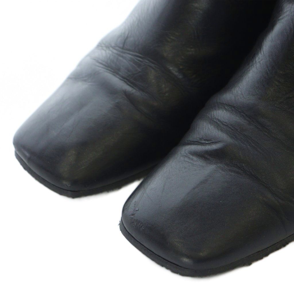 メゾンエウレカ MAISON EUREKA SQUARE TOE SHORT BOOTS 057 スクエア