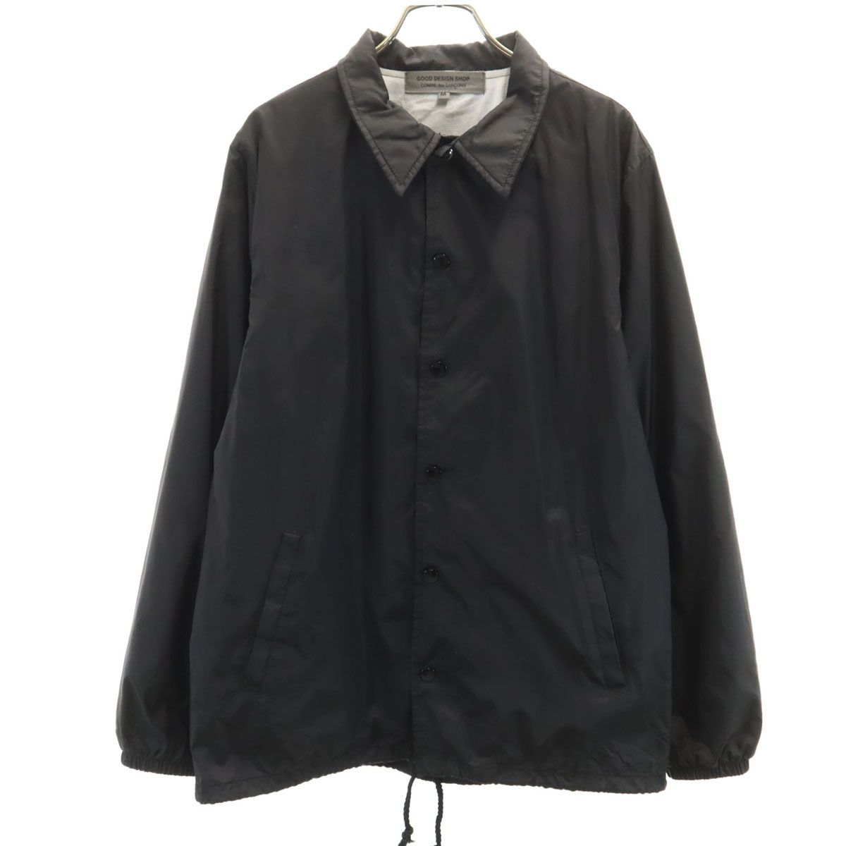 古着 GOOD DESIGN SHOP COMME des GARCONS グッドデザインショップ コムデギャルソン 2015年 バックプリント コーチジャケット M ブラック メンズ GOOD DESIGN SHOP COMME des GARCONS グッドデザインショップ