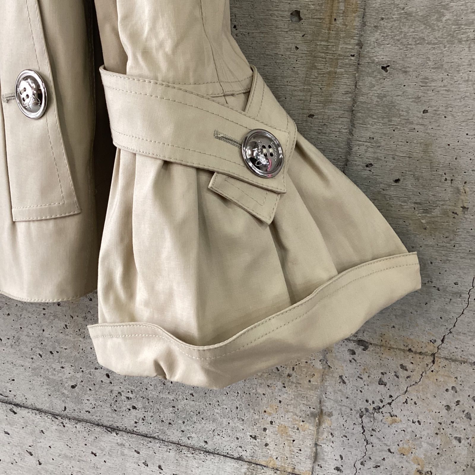 バーバリー BURBERRY デザインショート丈トレンチコート - メルカリ