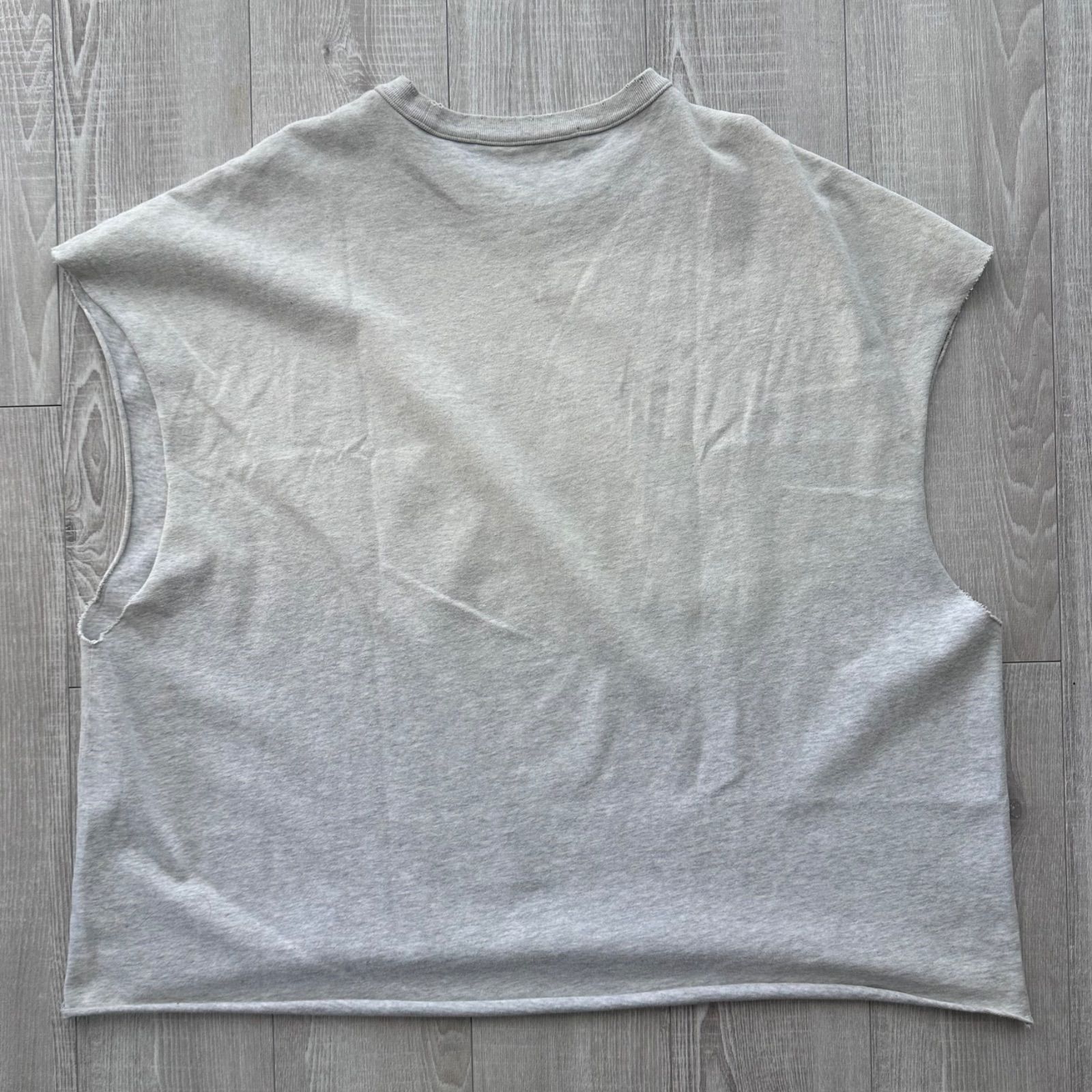 ALEXANDER WANG UCC2251809 ロゴ ノースリーブTシャツ XL ライトグレー 
