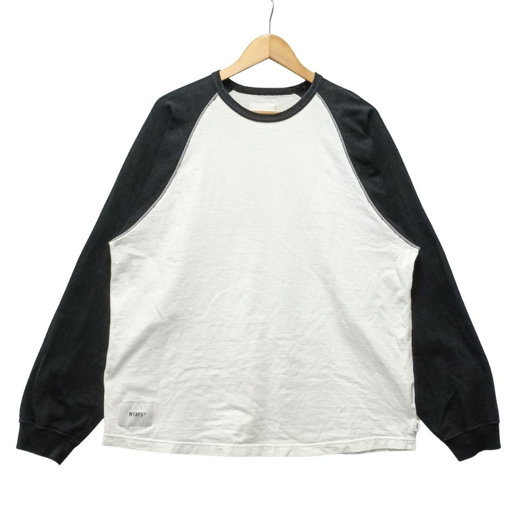 WTAPS ダブルタップス 24AW IAN / LS / COTTON ラグラン 長袖Tシャツ
