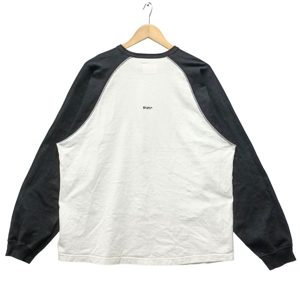 WTAPS ダブルタップス 24AW IAN / LS / COTTON ラグラン 長袖Tシャツ