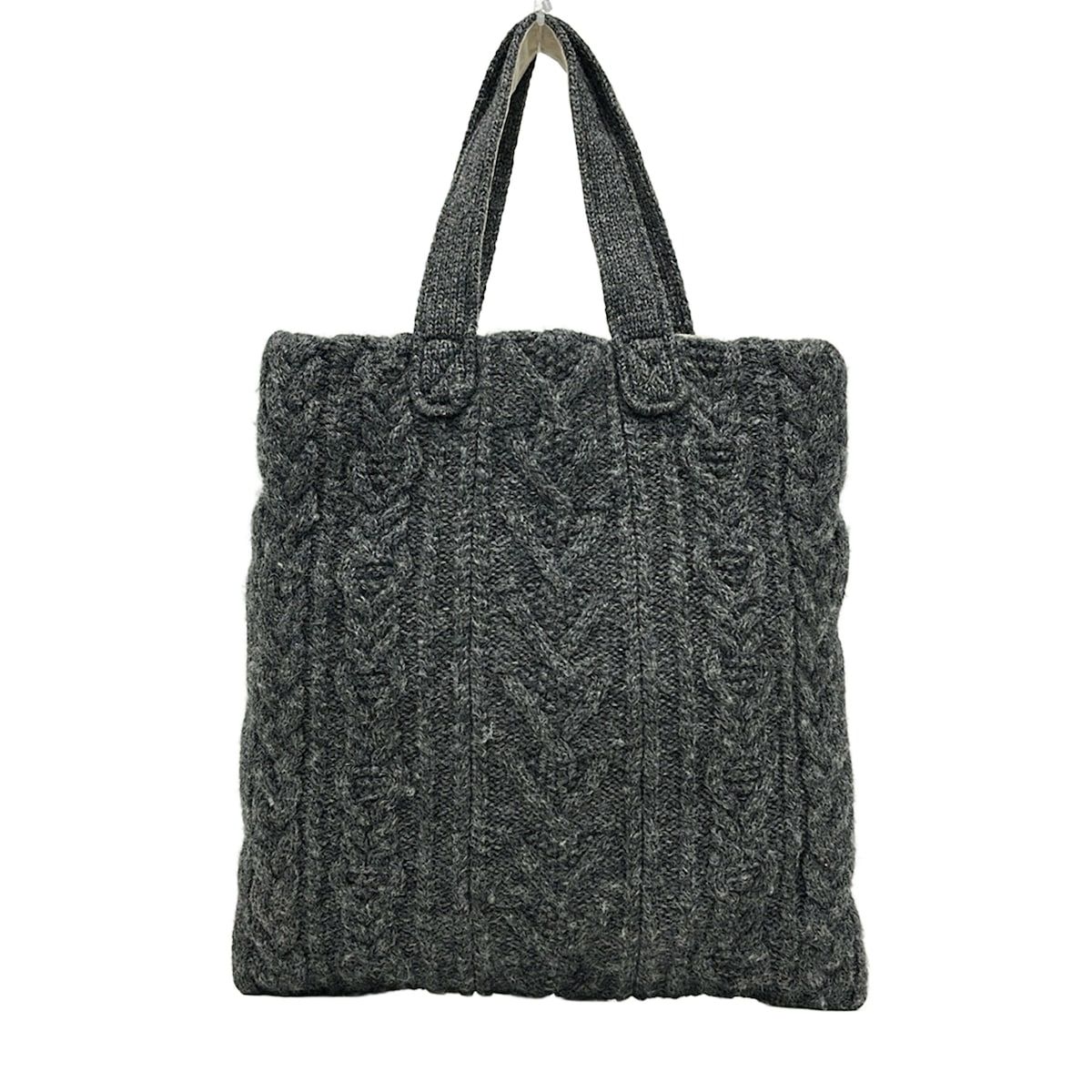 tricot COMME des GARCONS ウール 丸底 トートバッグ tricot COMME des GARCONS ブラックトートバッグ 【公式通販】