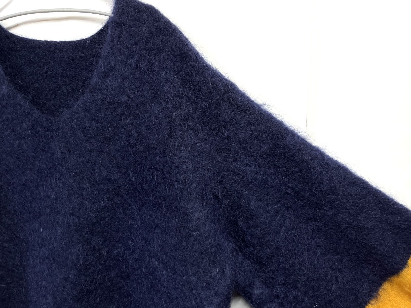 KiiRA｜キーラ バルーンスリーブ モヘヤミックスニットプルオーバー