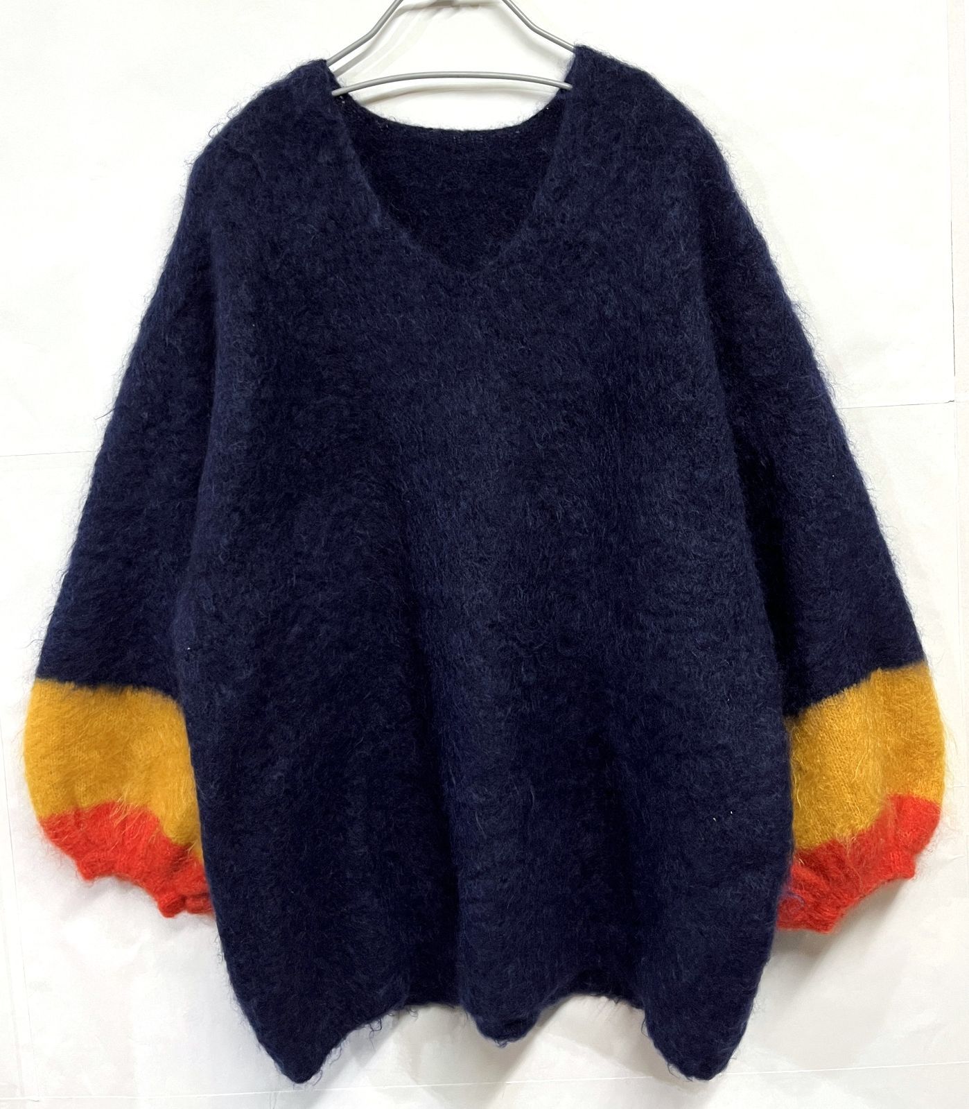 KiiRA｜キーラ バルーンスリーブ モヘヤミックスニットプルオーバー